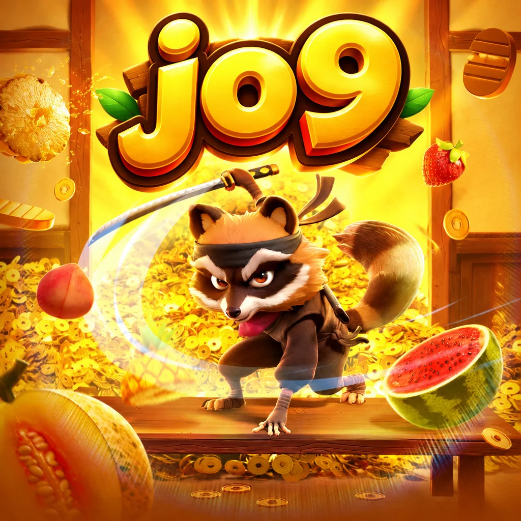 jo9 ตัวละครแรคคูนในชุดนินจาพร้อมดาบคู่จากเกม Ninja Raccoon